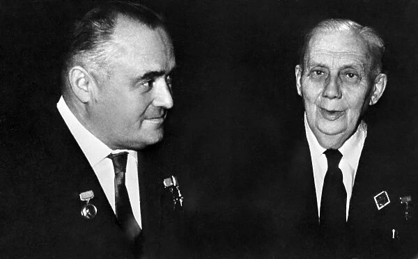 Korolev and Sheremetyev, Soviet engineers