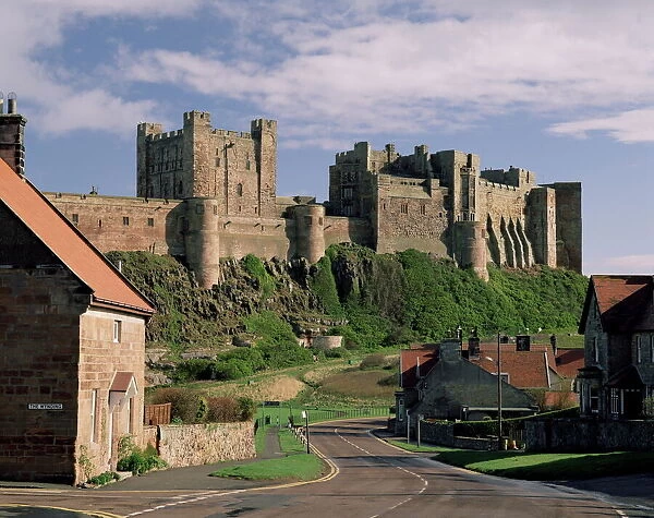 Bamburgh castle, Northumberland, England, United Kingdom, Europe