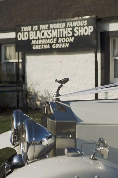 Old Blacksmiths Shop with 1937 Rolls Royce