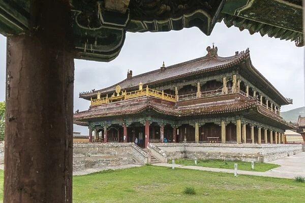 Temple in Amarbayasgalant Monastery, Mount Buren-Khaan, Baruunburen district, Selenge province