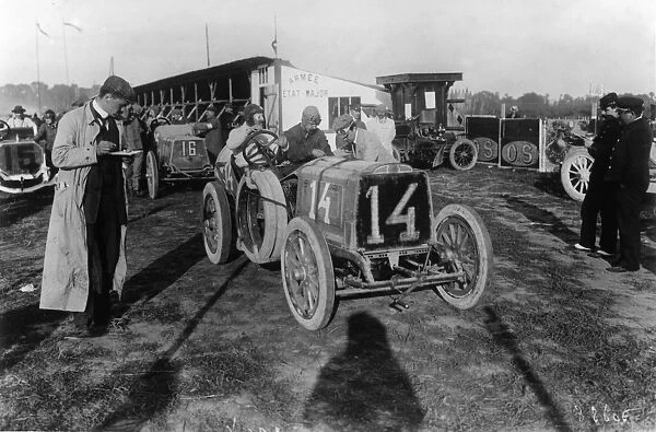 1908 Grand Prix De L ACF, Jenatzy in the Mors