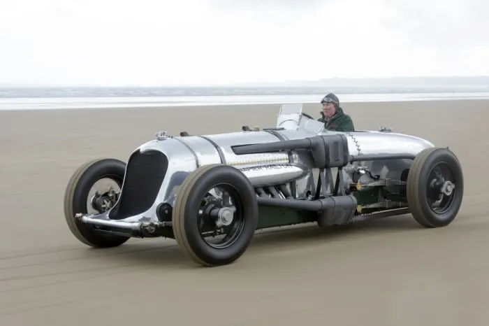 Framed Print : 1933 Napier Railton driven by Doug Hill at Pendine sands 2015 Framed Print : 1933 Napier Railton driven by Doug Hill at Pendine sands 2015