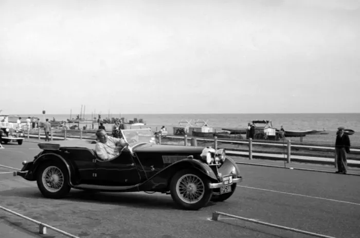 Framed Print : 1937 Riley Lynx