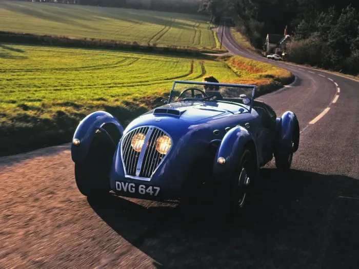 Framed Print : 1950 Healey Silverstone Framed Print : 1950 Healey Silverstone