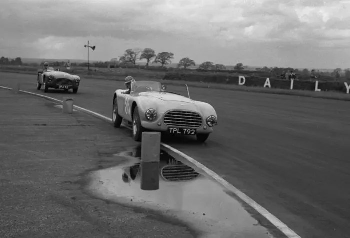 Framed Print : 1953 AC Ace prototype. V. Davison, 8 Clubs Silverstone 29th May 1954. CD2898 Framed Print : 1953 AC Ace prototype. V. Davison, 8 Clubs Silverstone 29th May 1954. CD2898