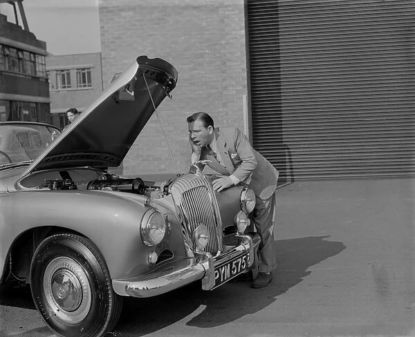 1955 Daimler Conquest Roadster, Hooper body with Norman Wisdom