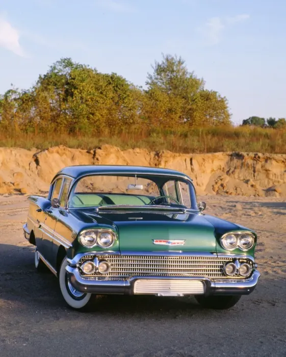 Framed Print : 1958 Chevrolet Biscayne