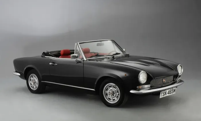 Framed Print : 1974 Fiat 124 Spyder Framed Print : 1974 Fiat 124 Spyder