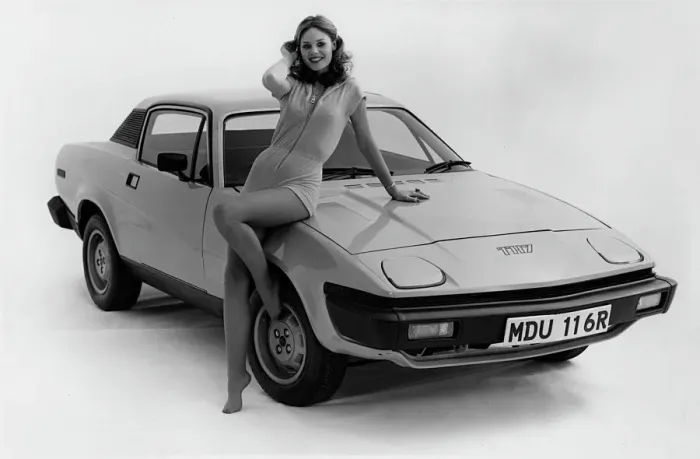 Framed Print : 1976 Triumph TR7
