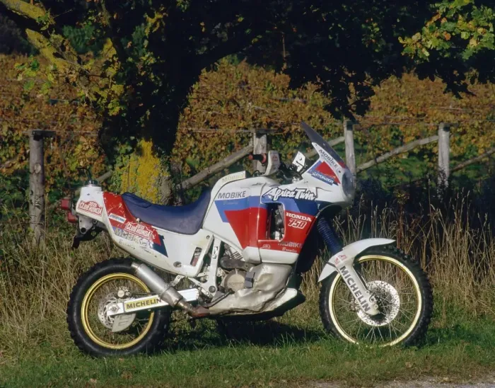 Framed Print : 1991 Honda 750 Africa Twin