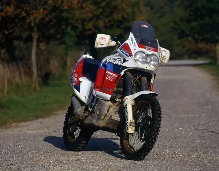 Framed Print : 1991 Honda 750 Africa Twin