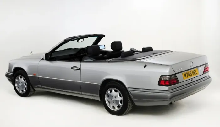 Framed Print : 1995 Mercedes Benz E220 convertible