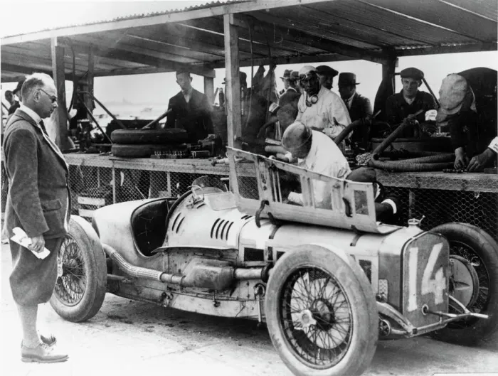 Framed Print : 1st British GP at Brooklands 1926. A7932 Framed Print : 1st British GP at Brooklands 1926. A7932