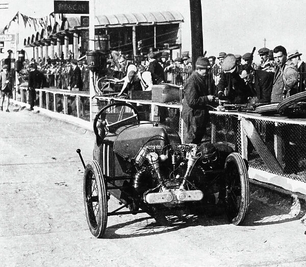 200 mile race 1922 Morgan Anzani engine. Douglas Hawkes, Brooklands 1922