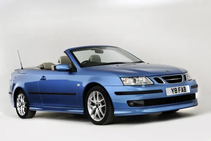 Framed Print : 2007 Saab 9-3 Cabriolet