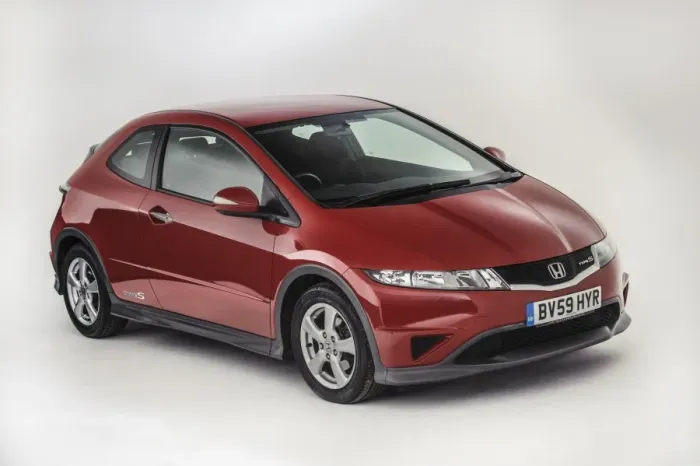 Framed Print : 2009 Honda Civic type S
