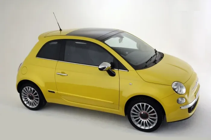 Framed Print : 2010 Fiat 500