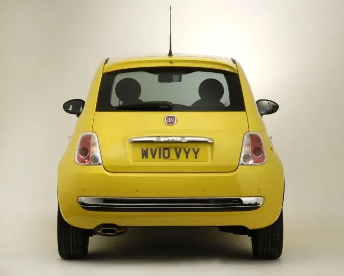 Framed Print : 2010 Fiat 500