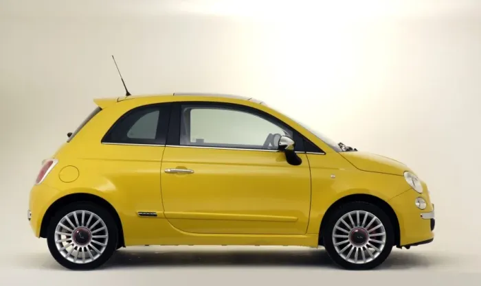 Framed Print : 2010 Fiat 500