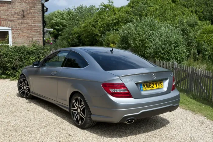 Framed Print : 2013 Mercedes Benz C-class 250 Cdi Coupe AMG Sport