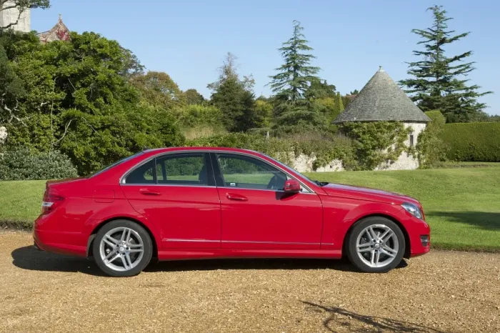 Framed Print : 2013 Mercedes Benz C350 AMG V6