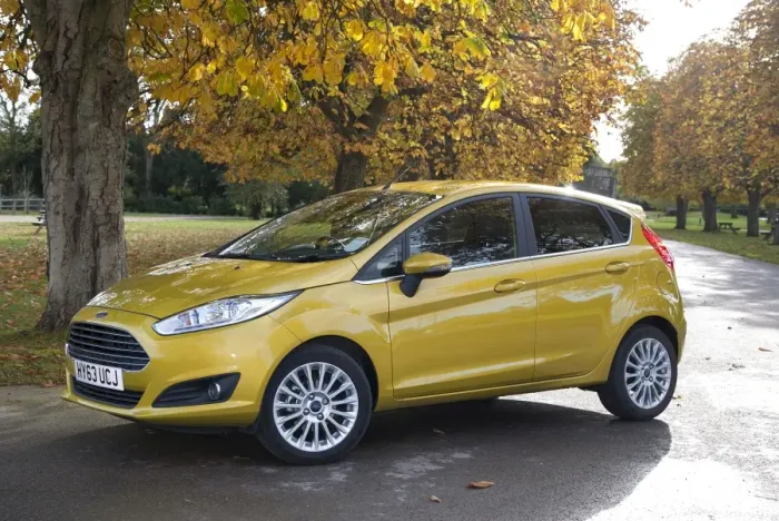 Framed Print : 2013 model Ford Fiesta Econetic