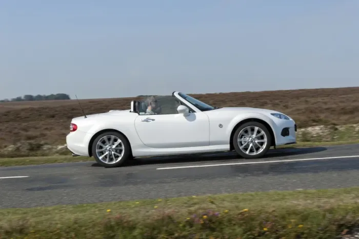 Framed Print : 2014 Mazda MX5 Roadster Coupe