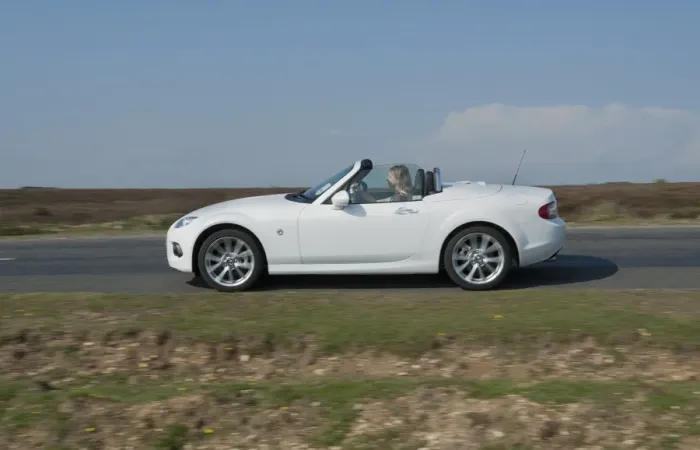 Framed Print : 2014 Mazda MX5 Roadster Coupe