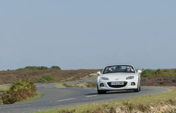 Framed Print : 2014 Mazda MX5 Roadster Coupe