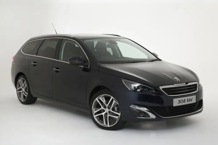 Framed Print : 2015 model Peugeot 308 Estate