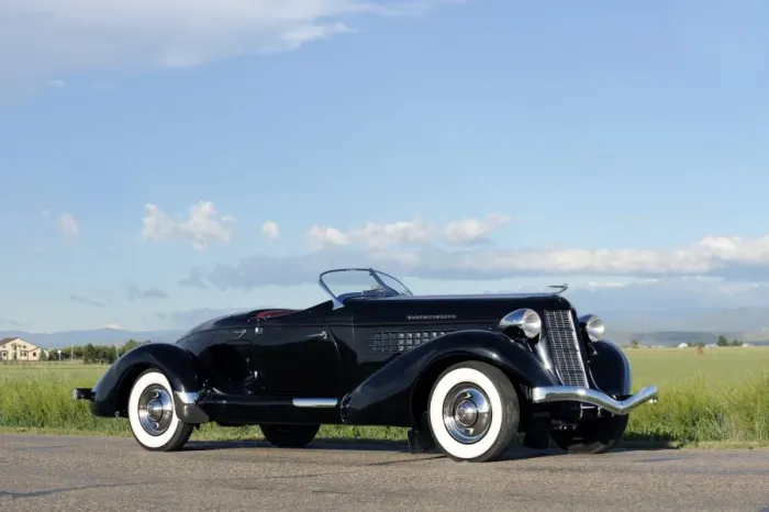 Framed Print : Auburn 852 SC Speedster