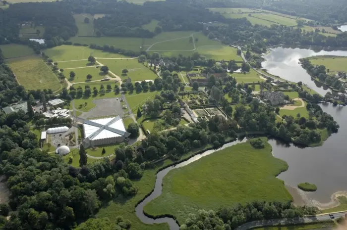 Framed Print : Beaulieu River Aerial view Framed Print : Beaulieu River Aerial view