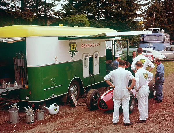 BP re-fuelling ancilliary vehicle Belgian GP 1964. jpg