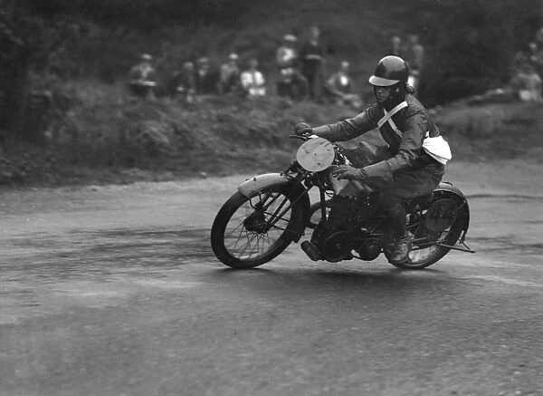 C. A. Worswick on Toreador. Ramsey hairpin, Isle of Man Amateur TT 1926