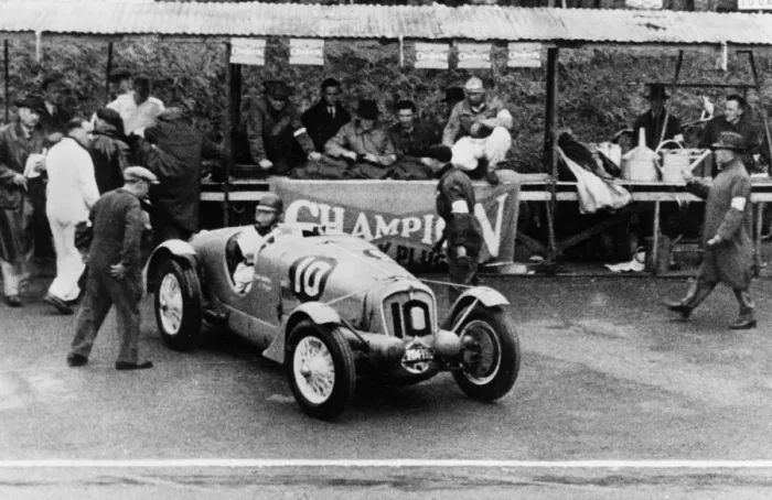 Framed Print : Delahaye 135S, Rene Le Begue  /  Nicolas Mahe. 1936 Tourist Trophy at Ards