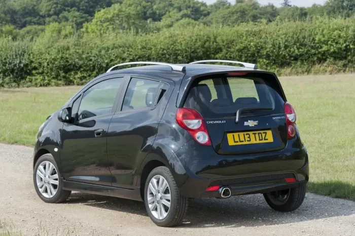 Framed Print : E01508 2013 model Chevrolet Spark LTZ