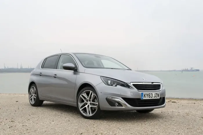 Framed Print : E01522 2014 Peugeot 308 Feline Hatchback Framed Print : E01522 2014 Peugeot 308 Feline Hatchback