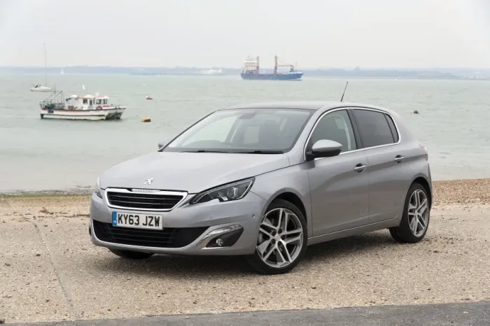 Framed Print : E01522 2014 Peugeot 308 Feline Hatchback Framed Print : E01522 2014 Peugeot 308 Feline Hatchback