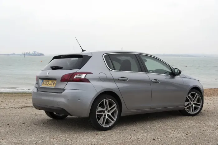 Framed Print : E01522 2014 Peugeot 308 Feline Hatchback Framed Print : E01522 2014 Peugeot 308 Feline Hatchback