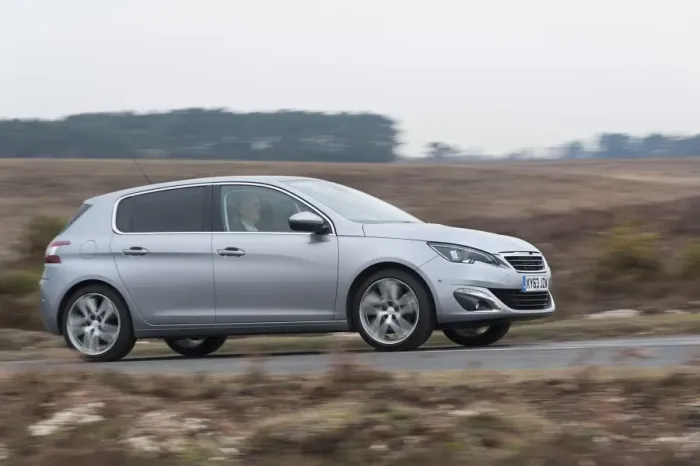 Framed Print : E01522 2014 Peugeot 308 Feline Hatchback Framed Print : E01522 2014 Peugeot 308 Feline Hatchback