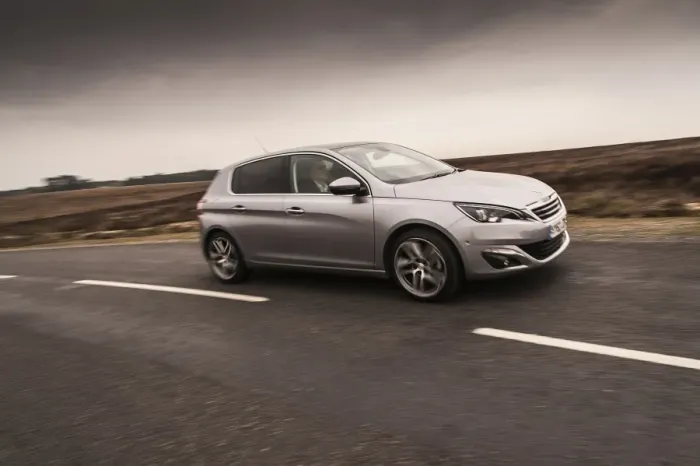 Framed Print : E01522 2014 Peugeot 308 Feline Hatchback Framed Print : E01522 2014 Peugeot 308 Feline Hatchback