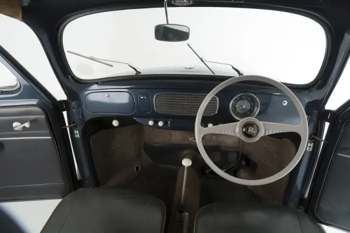 Framed Print : E01540 1953 Volkswagen Beetle
