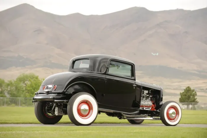 Framed Print : Ford 3 window coupe