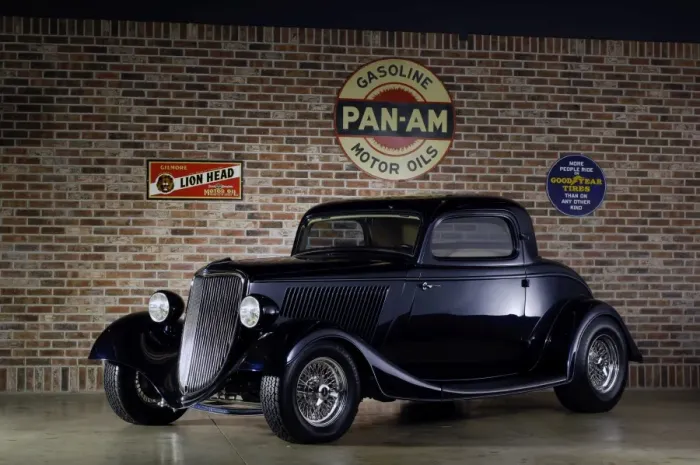 Framed Print : Ford coupe custom
