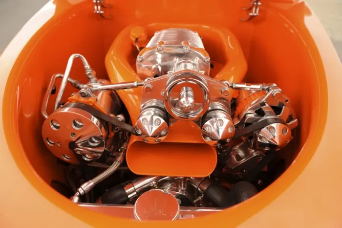 Framed Print : Ford custom orange Framed Print : Ford custom orange