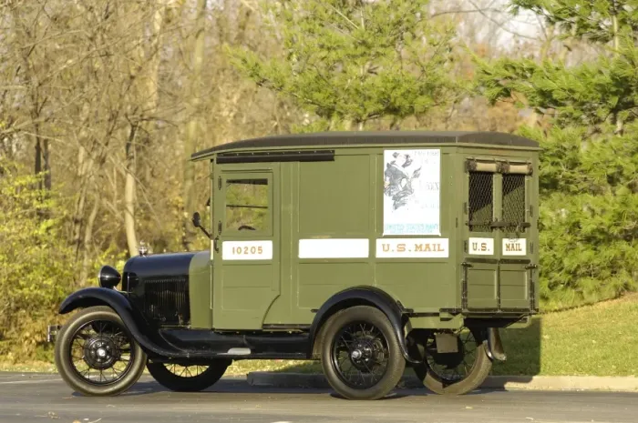 Framed Print : Ford Delivery van