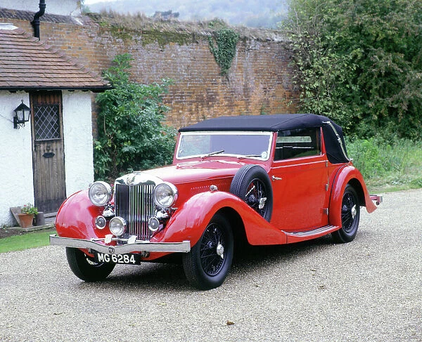MG WA 1938. MG WA drophead coupe 1938