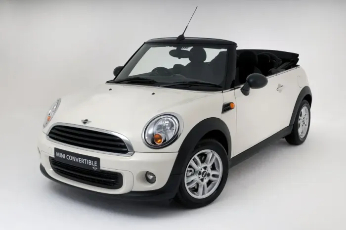 Framed Print : Mini One convertible 2011