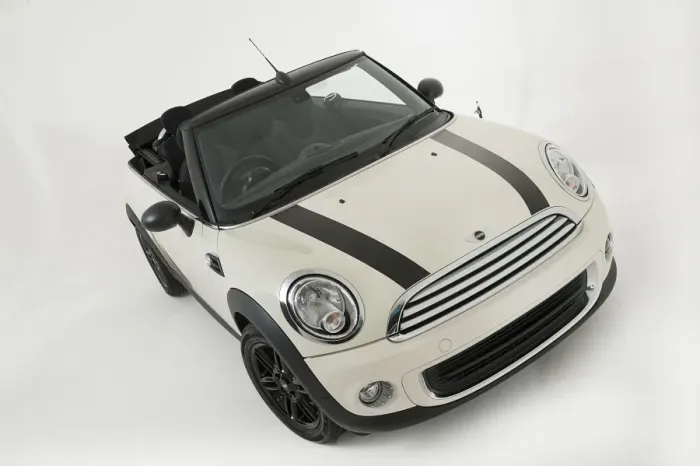 Framed Print : Mini One Convertible 2015