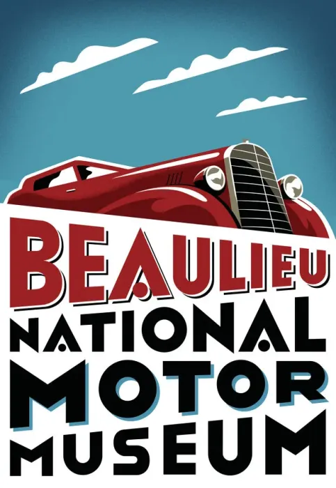 Framed Print : National Motor Museum, Beaulieu poster artwork